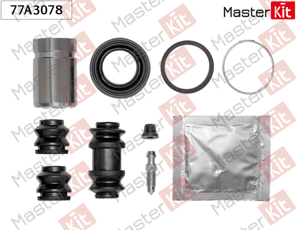 MASTERKIT 77A3078 Ремкомплект тормозного суппорта+поршень TOYOTA YARIS 99-