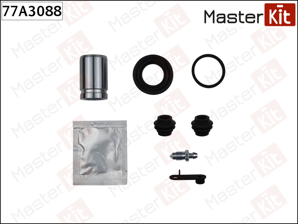 MASTERKIT 77A3088 Ремкомплект тормозного суппорта + поршень HYUNDAI i20 07-08- 77A3088