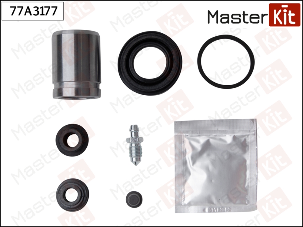 MASTERKIT 77A3177 Ремкомплект тормозного суппорта+поршень Kia SOUL (AM) 2009 -