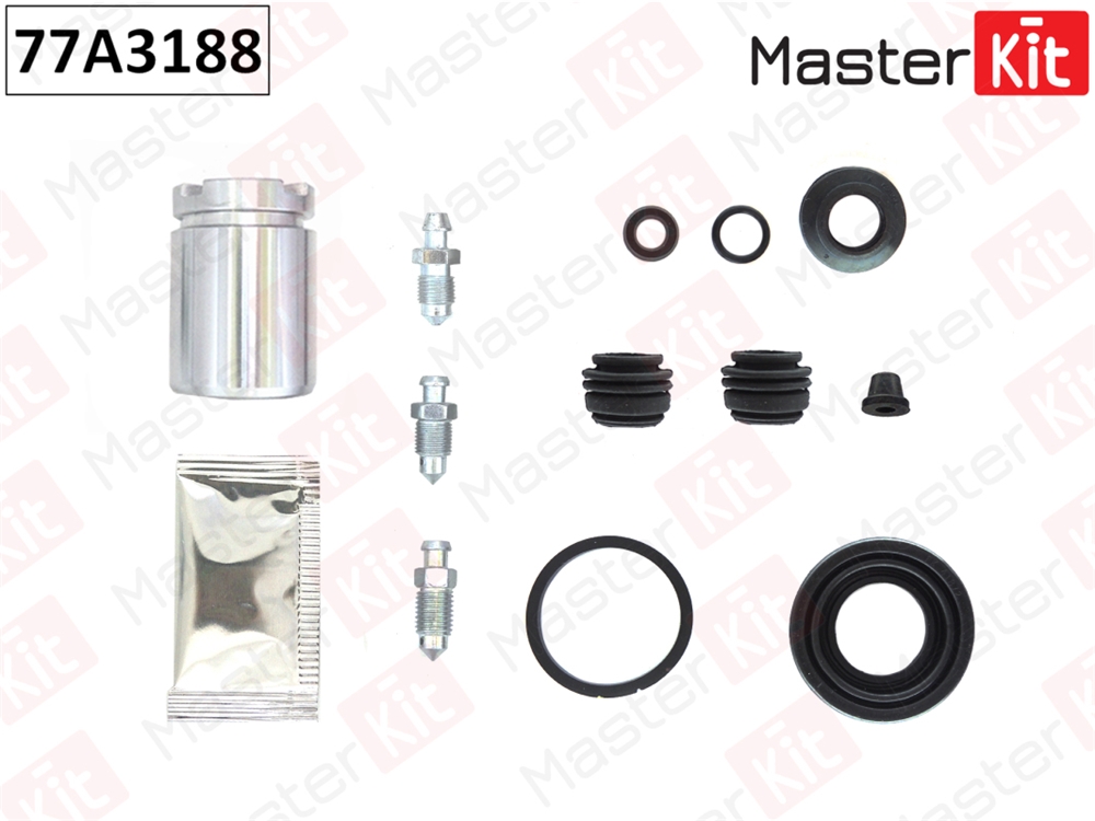 MASTERKIT 77A3188 Ремкомплект тормозного суппорта+поршень HONDA CIVIC VIII 09-05-12-12 77A3188