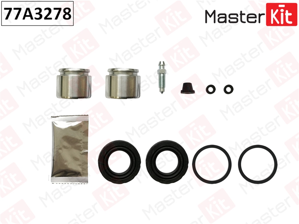 MASTERKIT 77A3278 Ремкомплект тормозного суппорта+поршень Mercedes-Benz C-CLASS (W202) 1993 - 2000, E-CLASS