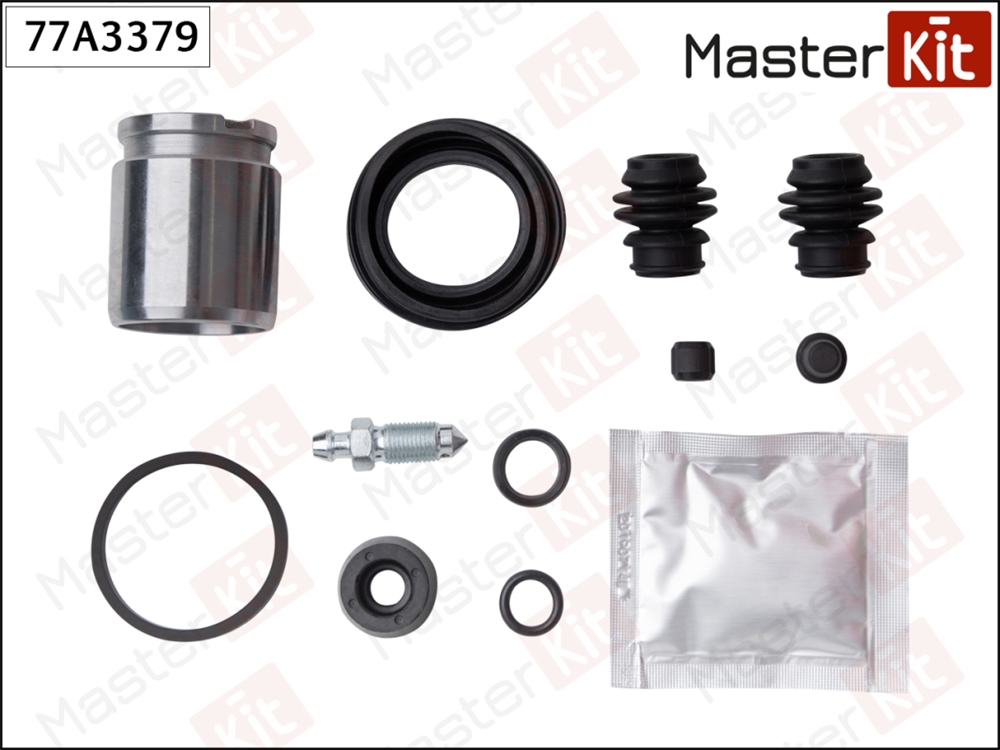 MASTERKIT 77A3379 Ремкомплект тормозного суппорта + поршень задн.