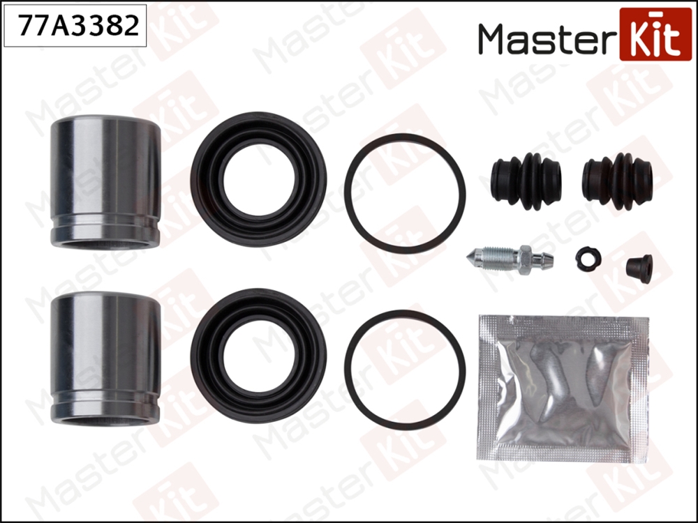 MASTERKIT 77A3382 Ремкомплект тормозного суппорта + поршень