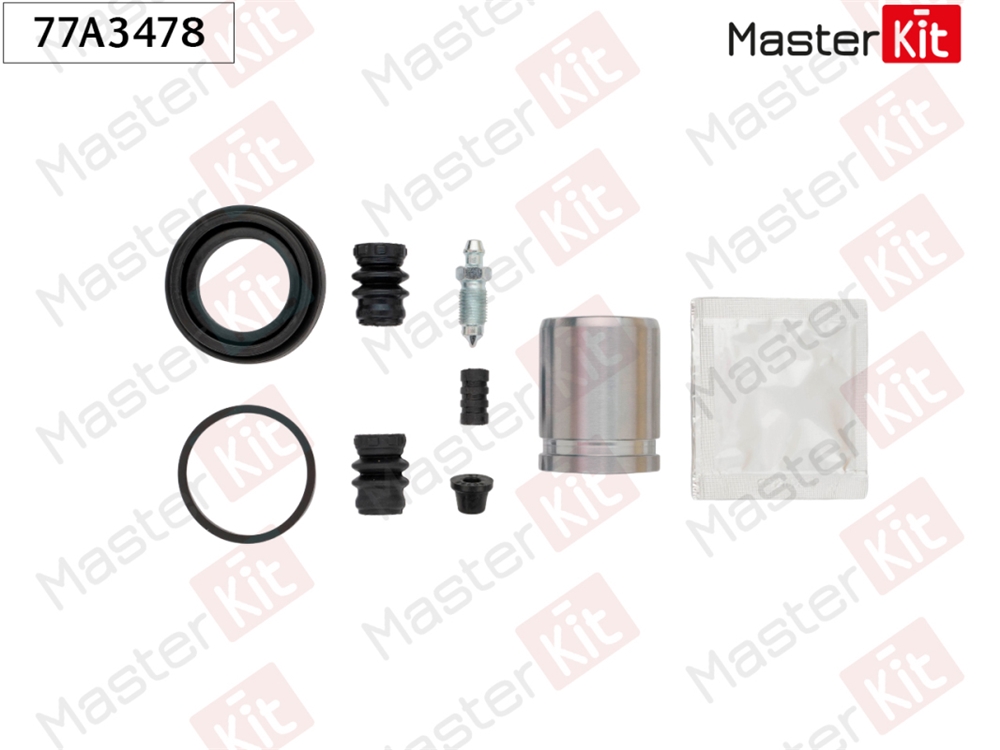 MASTERKIT 77A3478 Ремкомплект тормозного суппорта+поршень задний SUBARU OUTBACK (BR) 2009 -