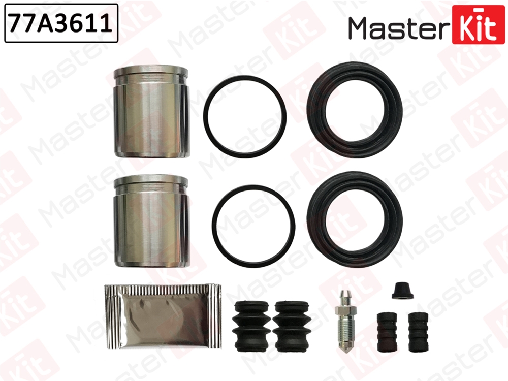 MASTERKIT 77A3611 Ремкомплект тормозного суппорта + поршень SUBARU OUTBACK 05-09-, FORESTER 09-05- 77A3611