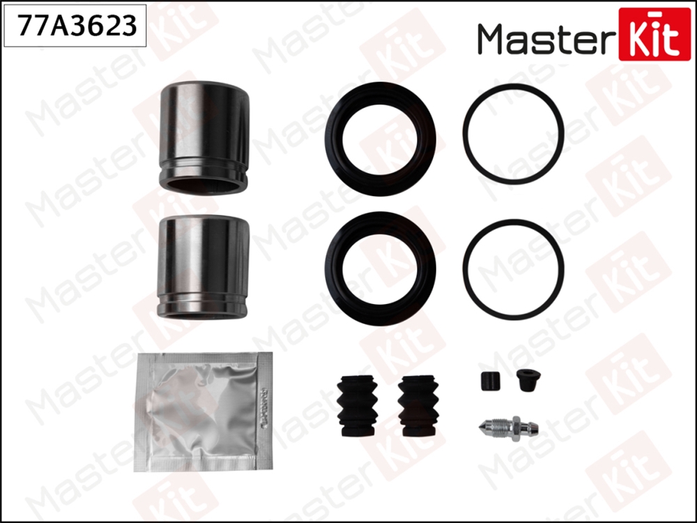 MASTERKIT 77A3623 Ремкомплект тормозного суппорта+поршень Hyundai H-1 / STAREX (A1) 1997 -, TERRACAN (HP) 20