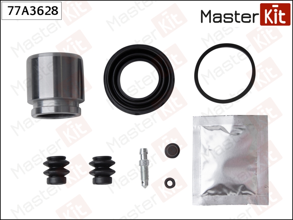 MASTERKIT 77A3628 Ремкомплект тормозного суппорта+поршень Infiniti QX60 2012 -, Nissan QASHQAI / QASHQAI +2