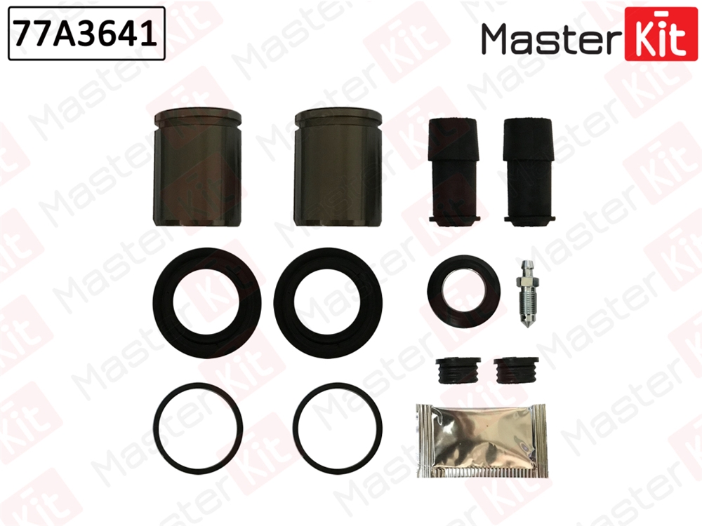 MASTERKIT 77A3641 Ремкомплект тормозного суппорта+поршень Audi A6 (4B2, C5) 1997 - 2005, VW PASSAT (3B2) 199