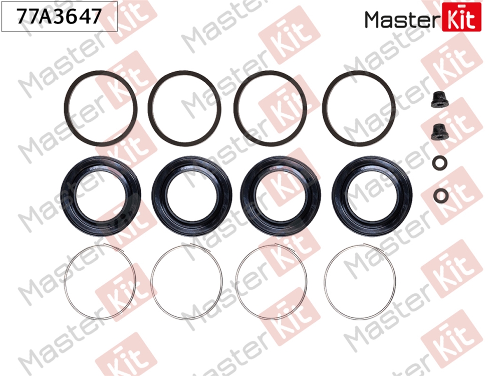 MASTERKIT 77A3647 Ремкомплект тормозного суппорта RENAULT CLIO III (BR0/1, CR0/1) 2005 -
