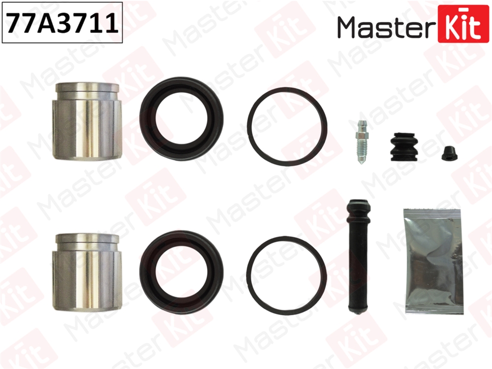 MASTERKIT 77A3711 Ремкомплект суппорта тормозного + поршень mitsubishi montero i 01-83->12-91, pajero i 01-83->12-91