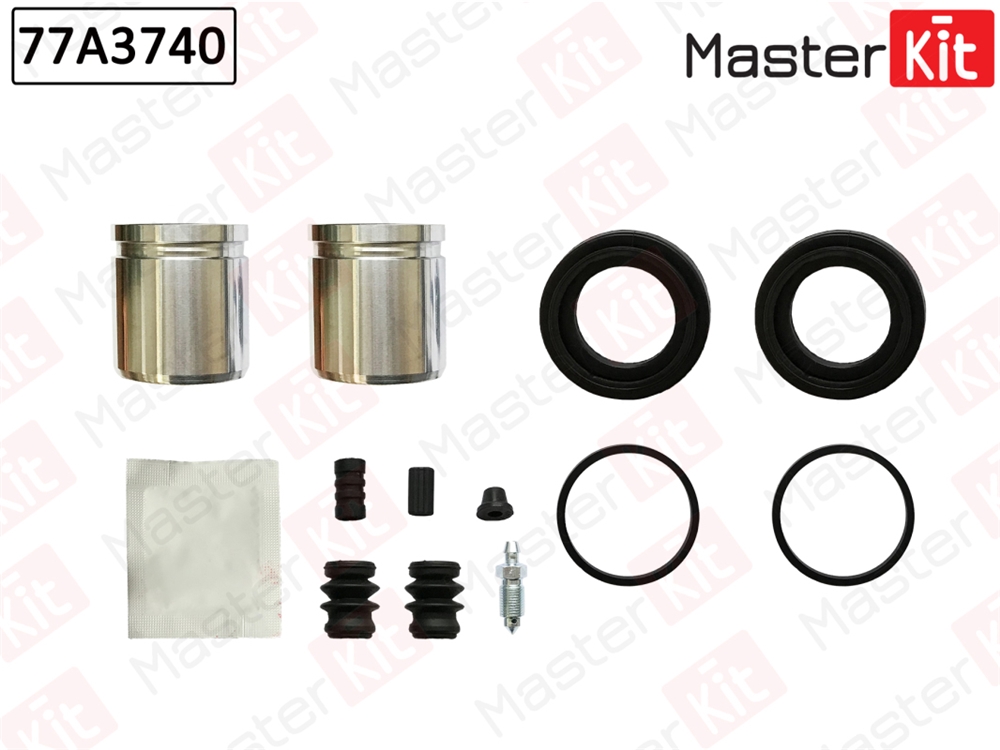 MASTERKIT 77A3740 Ремкомплект тормозного суппорта+поршень Nissan NP300 NAVARA (D40) 2004 -, PATHFINDER III (