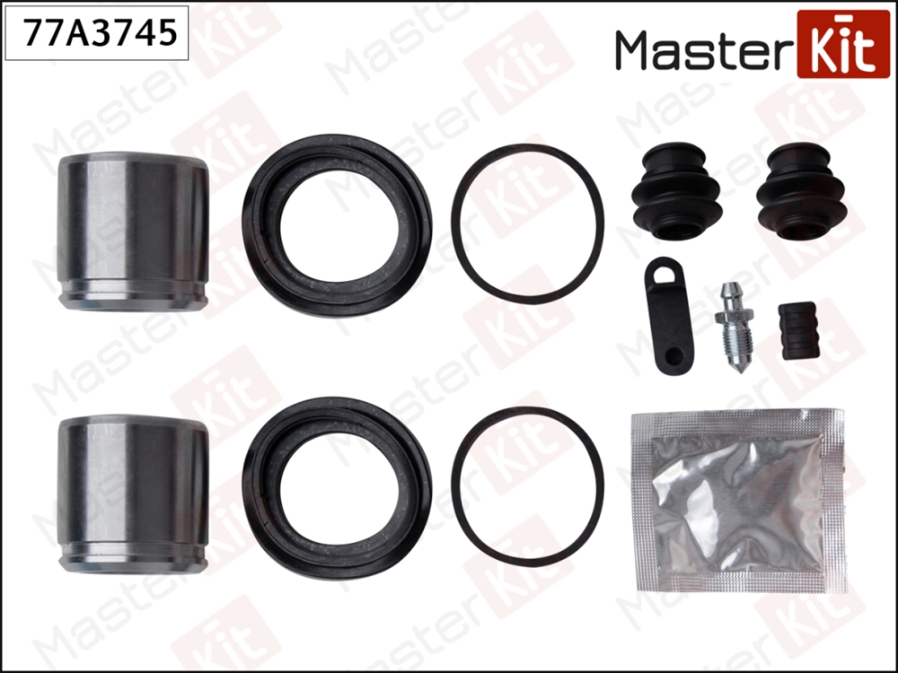 MASTERKIT 77A3745 Ремкомплект тормозного суппорта+поршень Kia SORENTO I (JC) 2002 -