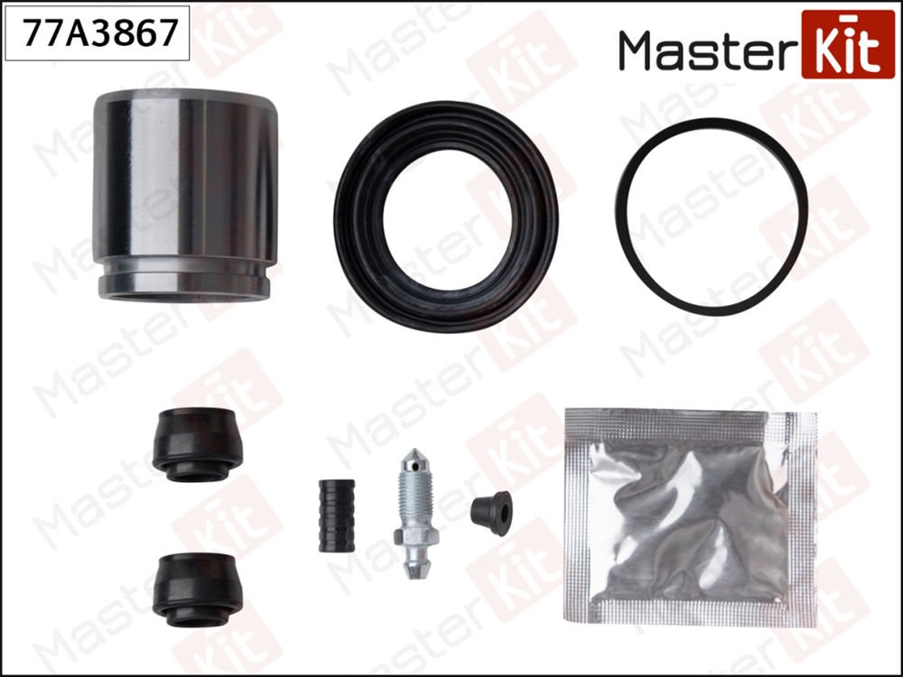 MASTERKIT 77A3867 Ремкомплект тормозного суппорта+поршень TOYOTA LAND CRUISER 100 (J10) 01-98- 77A3867