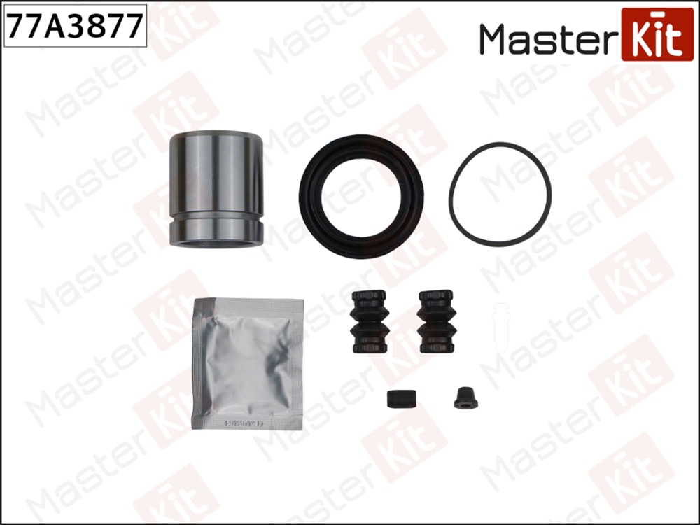 MASTERKIT 77A3877 Ремкомплект тормозного суппорта + поршень OPEL COMBO 10-01- 77A3877