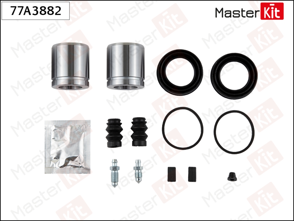 MASTERKIT 77A3882 Ремкомплект тормозного суппорта + поршень JEEP GRAND CHEROKEE II,III 10-01-12-10 77A3882