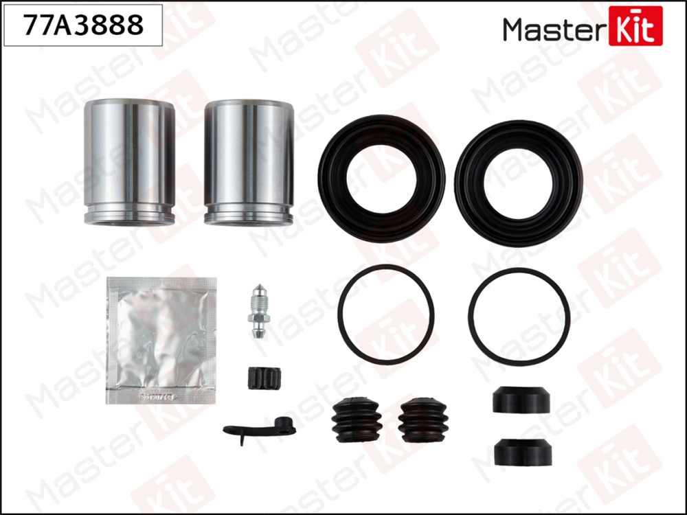 MASTERKIT 77A3888 Ремкомплект тормозного суппорта+поршень IVECO DAILY V 2011 - 2014, DAILY VI 2014 -