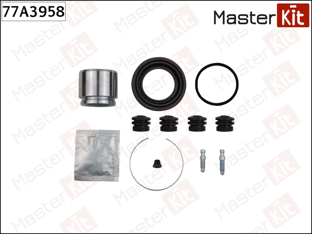 MASTERKIT 77A3958 Ремкомплект тормозного суппорта + поршень