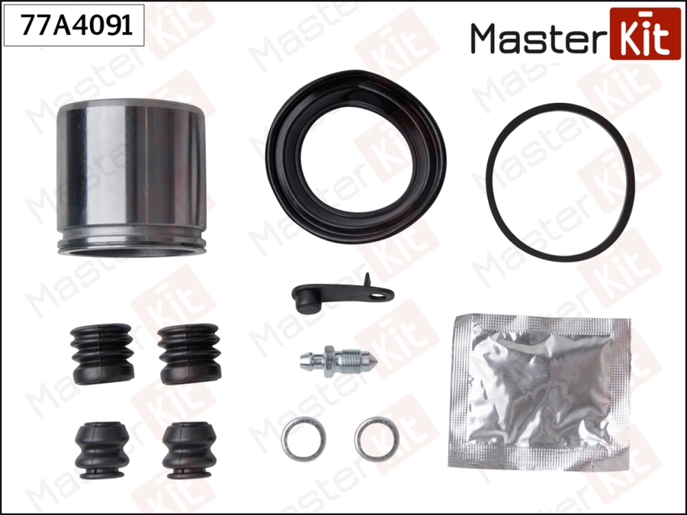 MASTERKIT 77A4091 Ремкомплект тормозного суппорта+поршень VW TRANSPORTER IV (70B, 70C, 7DB, 7DK, 70J, 70K, 7