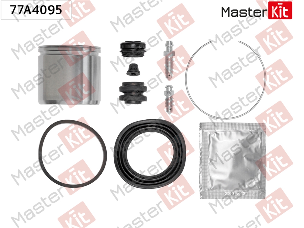 MASTERKIT 77A4095 Ремкомплект тормозного суппорта+поршень Mitsubishi COLT VI (Z3 A, Z2 A) 2002 - 2012