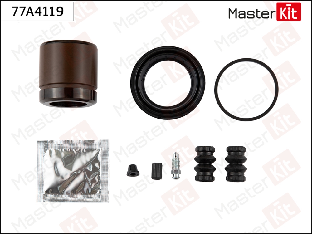 MASTERKIT 77A4119 Ремкомплект тормозного суппорта + поршень OPEL CORSA C (X01) 2000 -