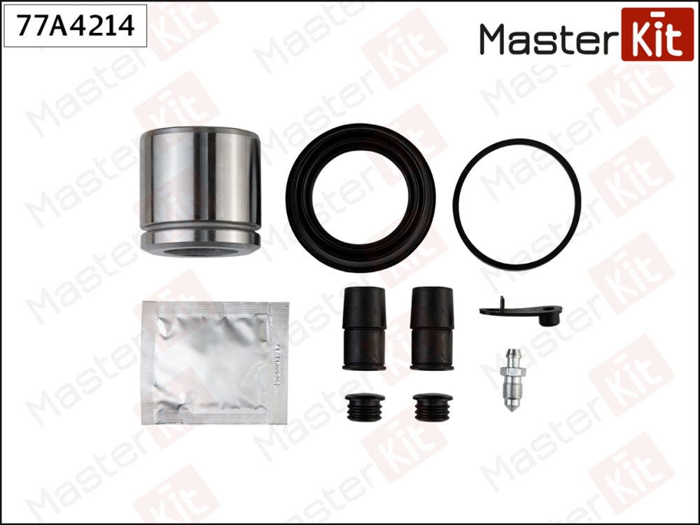 MASTERKIT 77A4214 Рем.ком/кт суппорта передн. 57-mm[с поршнем]