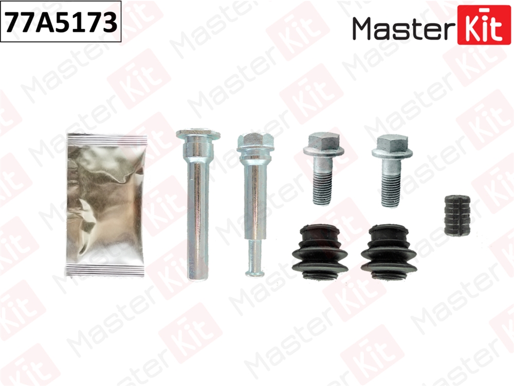 MASTERKIT 77A5173 Комплект направляющих тормозного суппорта hyundai ix55 09-08->