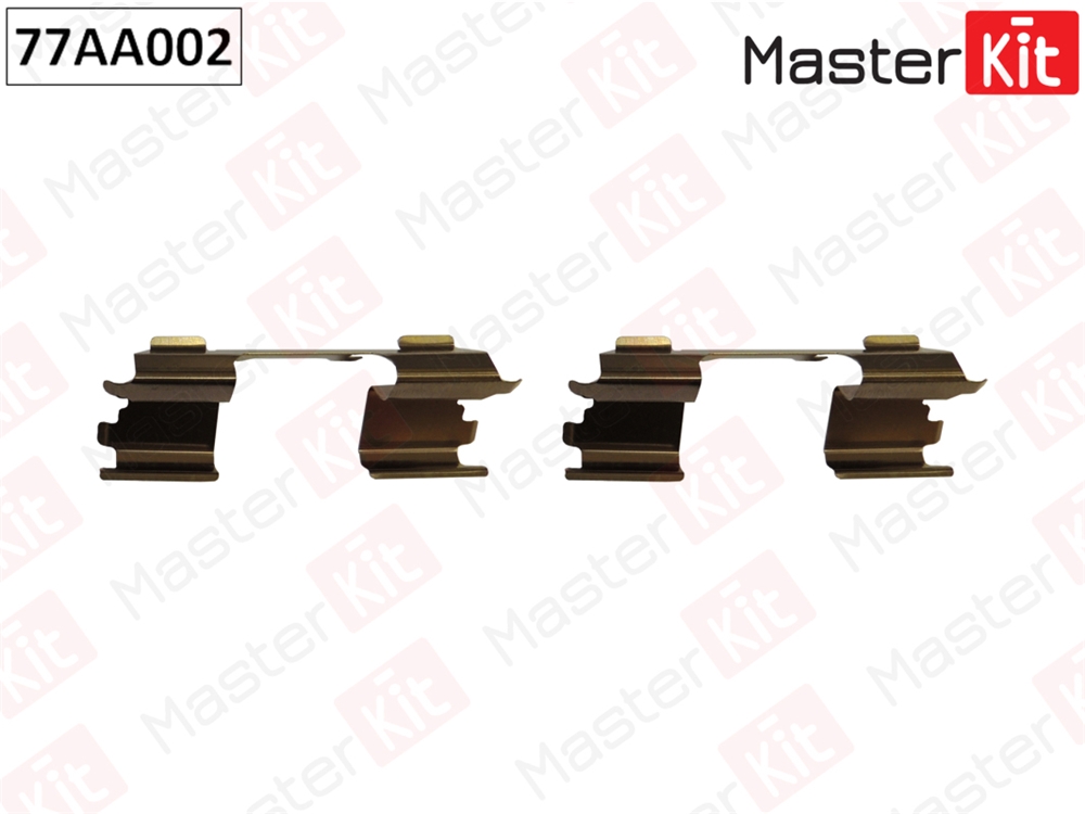 MASTERKIT 77AA002 Комплект установочный тормозных колодок MB Sprinter(906) 06-,VW Crafter(2E ) 03-16