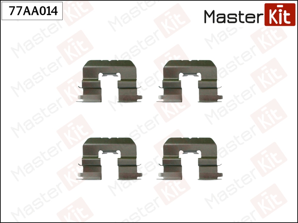 MASTERKIT 77AA014 Ремкомплект крепления тормозных колодок