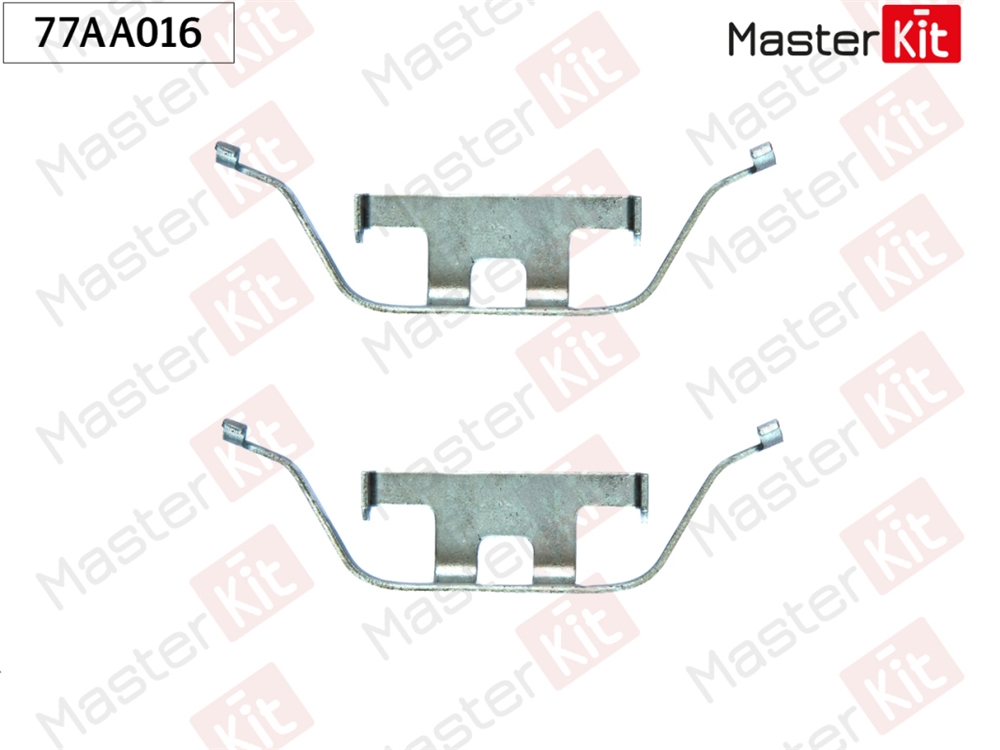 MASTERKIT 77AA016 Комплект установочный тормозных колодок BMW X1(E84),7(F01,F02,F03,F04) 08-15