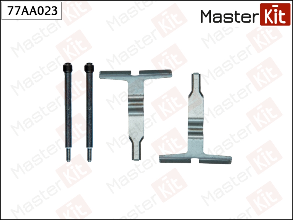 MASTERKIT 77AA023 Комплект установочный тормозных колодок MB C-Class(W203) 00-07