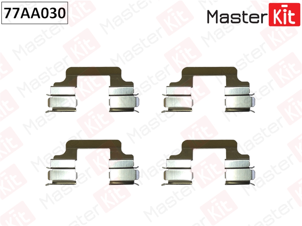 MASTERKIT 77AA030 Рем. к-кт задн.торм.колодок