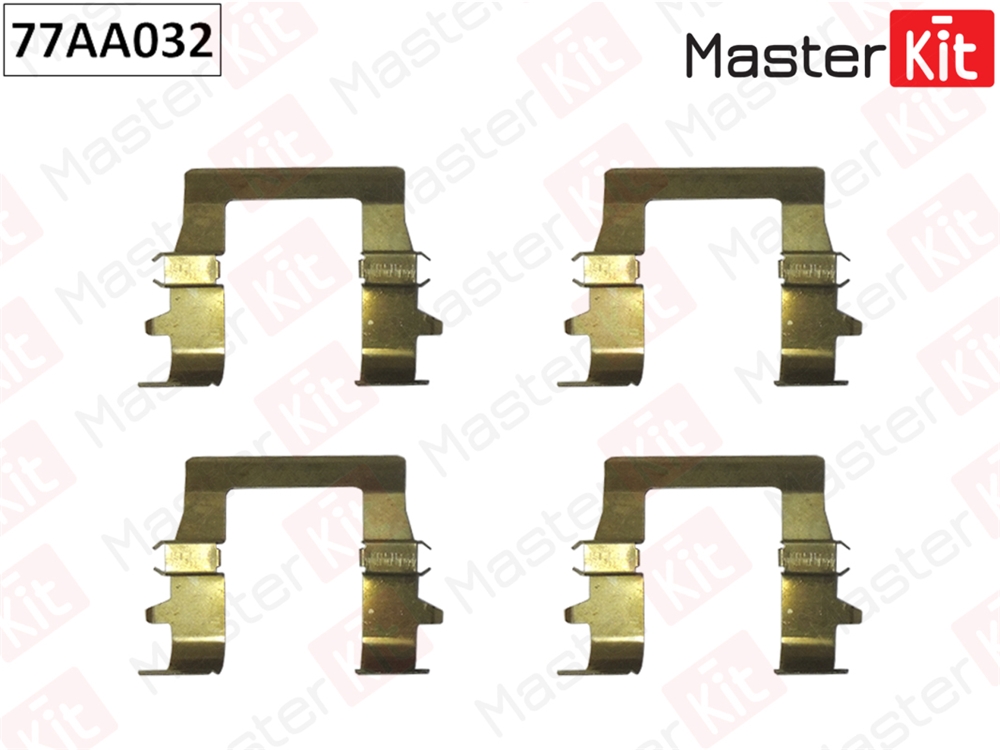 MASTERKIT 77AA032 Комплект установочный тормозных колодок  MITSUBISHI MONTERO 94-