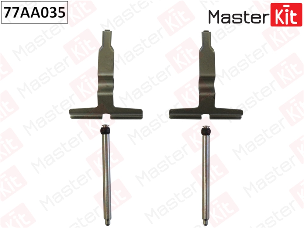 MASTERKIT 77AA035 Комплект установочный дисковых колодок MERCEDES C-CLASS (W203) 05-00- 77AA035