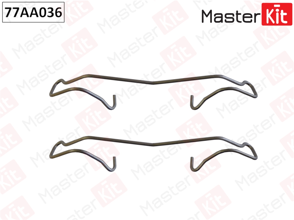 MASTERKIT 77AA036 Ремкомплект крепления тормозных колодок