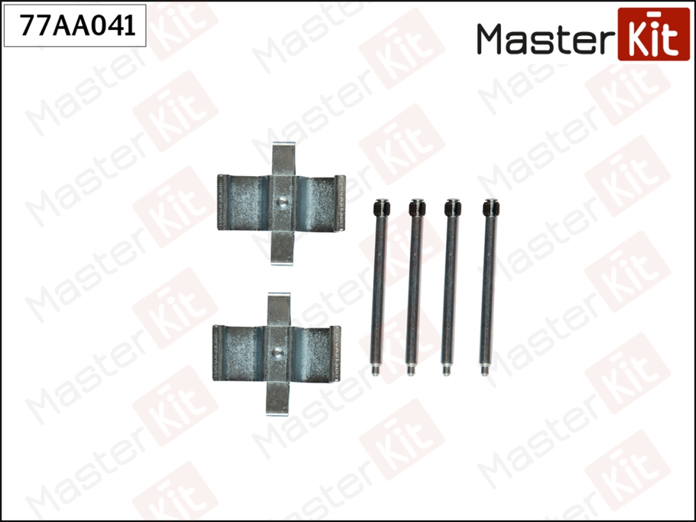 MASTERKIT 77AA041 Комплект установочный тормозных колодок  MB E-CLASS 96-