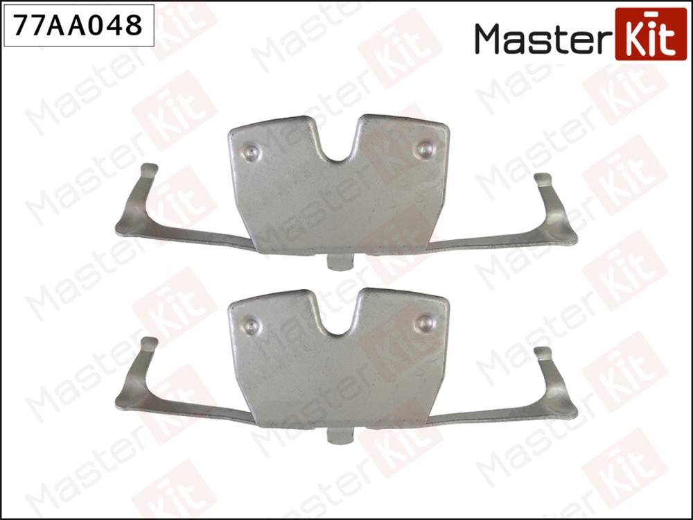 MASTERKIT 77AA048 Комплект установочный дисковых колодок BMW 5 F10 12- 77AA048