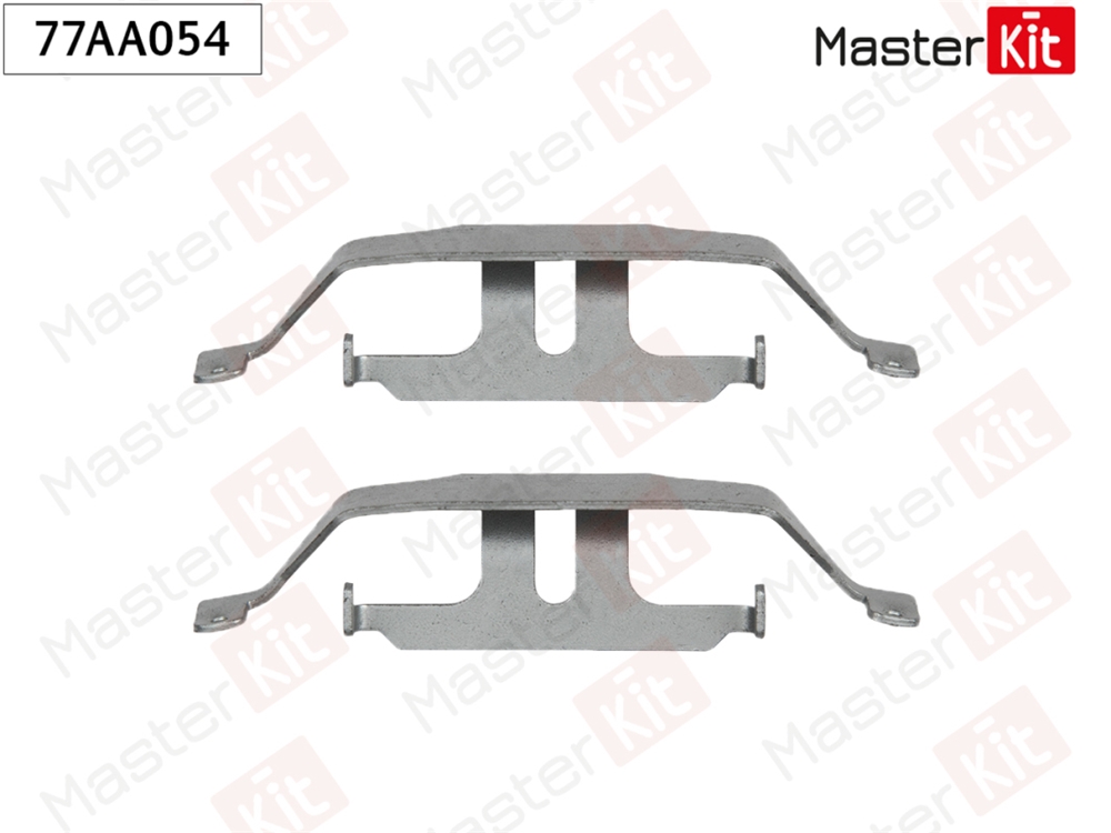 MASTERKIT 77AA054 Комплект установочный тормозных колодок BMW 1(F20,F21),3(F30,F80),4(F32,F82) 10-