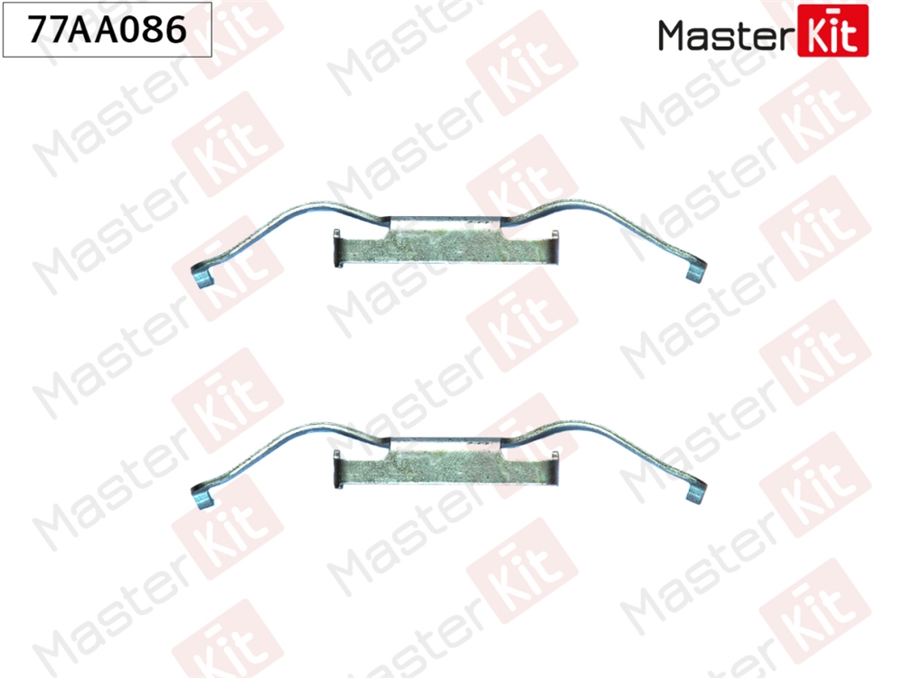 MASTERKIT 77AA086 Комплект установочный тормозных колодок VW TRANSPORTER V 03-