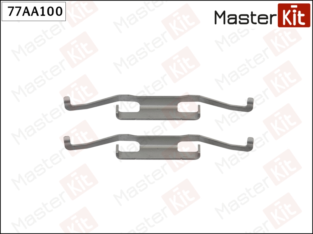 MASTERKIT 77AA100 Комплект установочный тормозных колодок Chrysler Voyager IV(RG,RS) 99-08