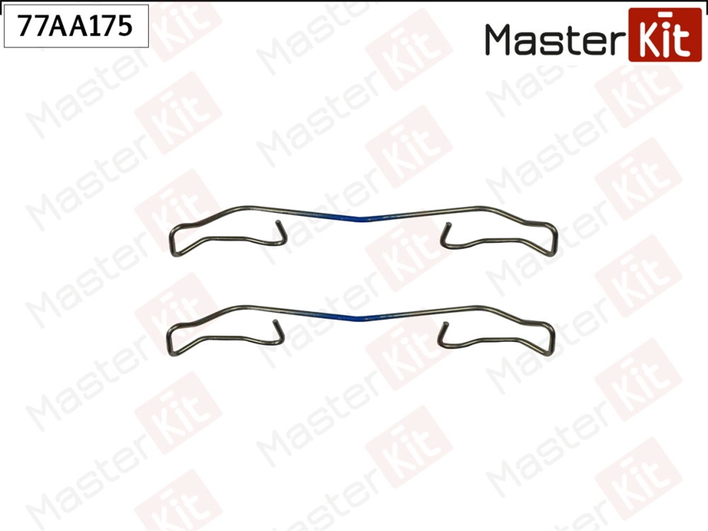MASTERKIT 77AA175 Комплект установочный тормозных колодок FORD FOCUS III 2010 -