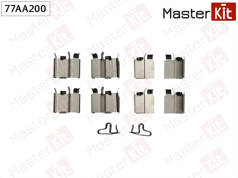 MASTERKIT 77AA200 Комплект установочный тормозных колодок Toyota RAV 4 II ( A2 ) 2000 - 2005 77AA200