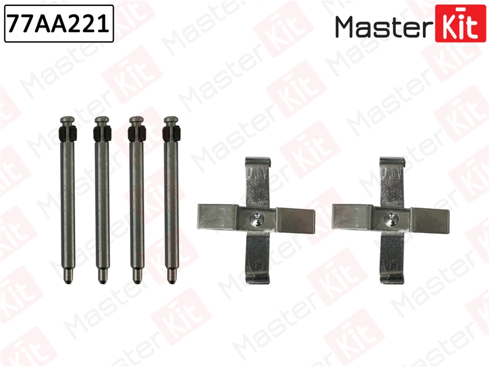 MASTERKIT 77AA221 Комплект установочный тормозных колодок OPEL OMEGA B (V94) 1994 - 2003