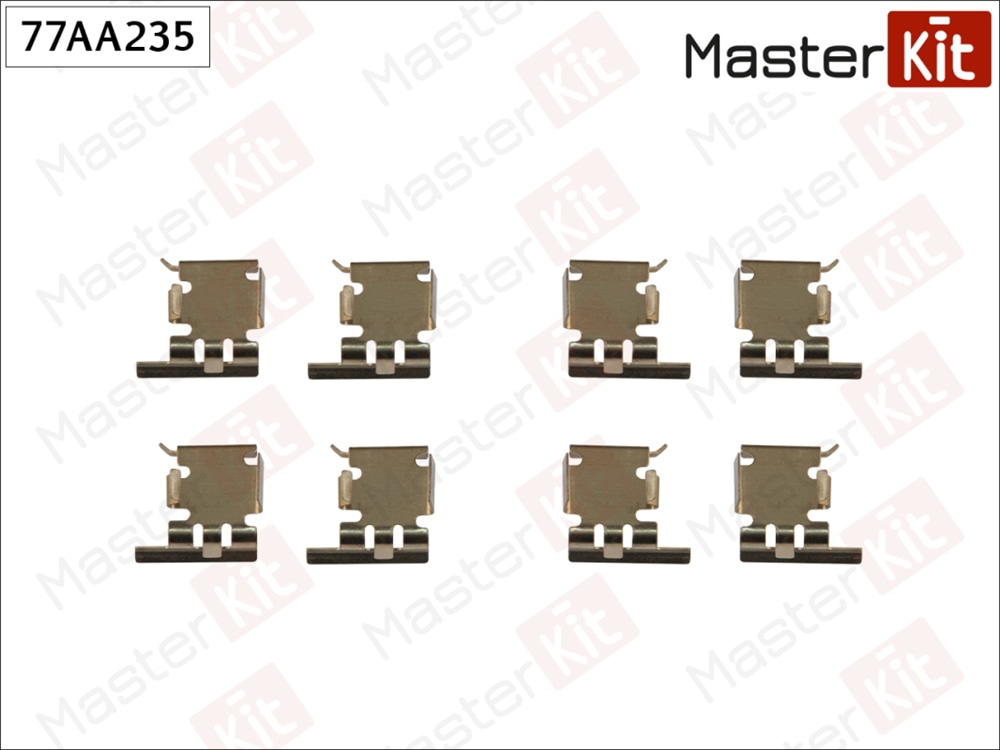 MASTERKIT 77AA235 Комплект установочный тормозных колодок Suzuki Wagon R+(EM) 97-00