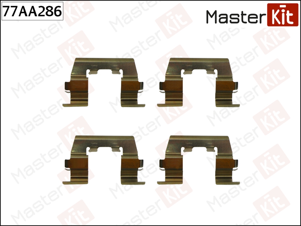 MASTERKIT 77AA286 Ремкомплект крепления тормозных колодок