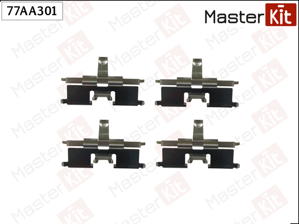 MASTERKIT 77AA301 Комплект установочный тормозных колодок Chevrolet LACETTI (J200) 2003 - 77AA301