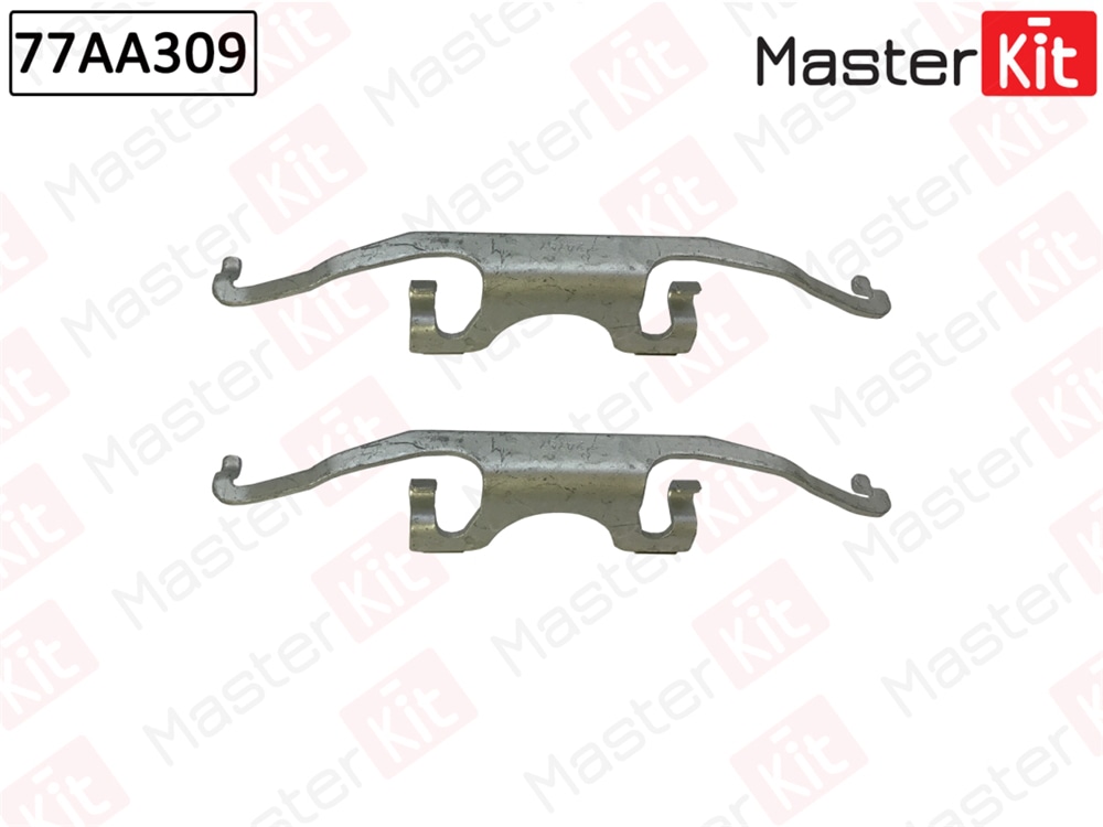 MASTERKIT 77AA309 Комплект установочный тормозных колодок BMW 5(E39) 95-03