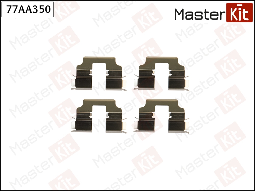 MASTERKIT 77AA350 Комплект установочный тормозных колодок Honda Civic IX(FK),CR-V IV(RM ) 12-