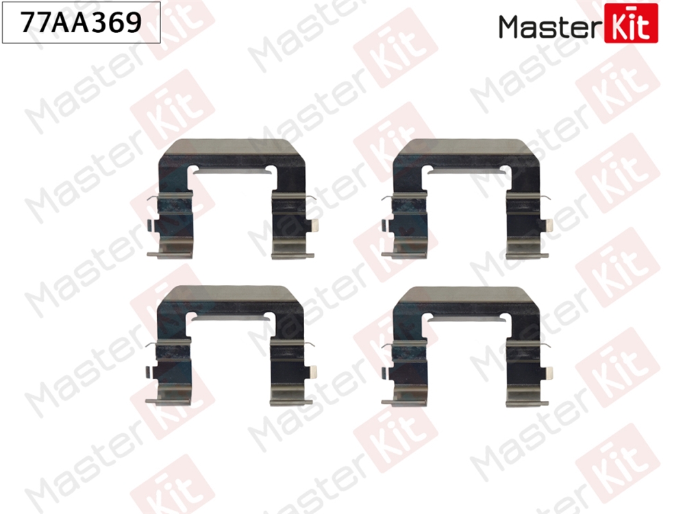 MASTERKIT 77AA369 Комплект установочный тормозных колодок Opel ASTRA J (P10) 2009 - 2015 77AA369