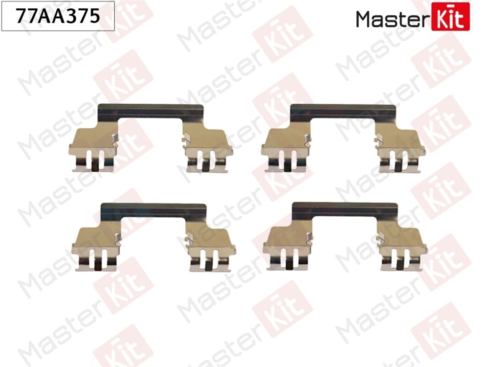 MASTERKIT 77AA375 Комплект установочный тормозных колодок Chrysler 300 C(LX,LE) 04-