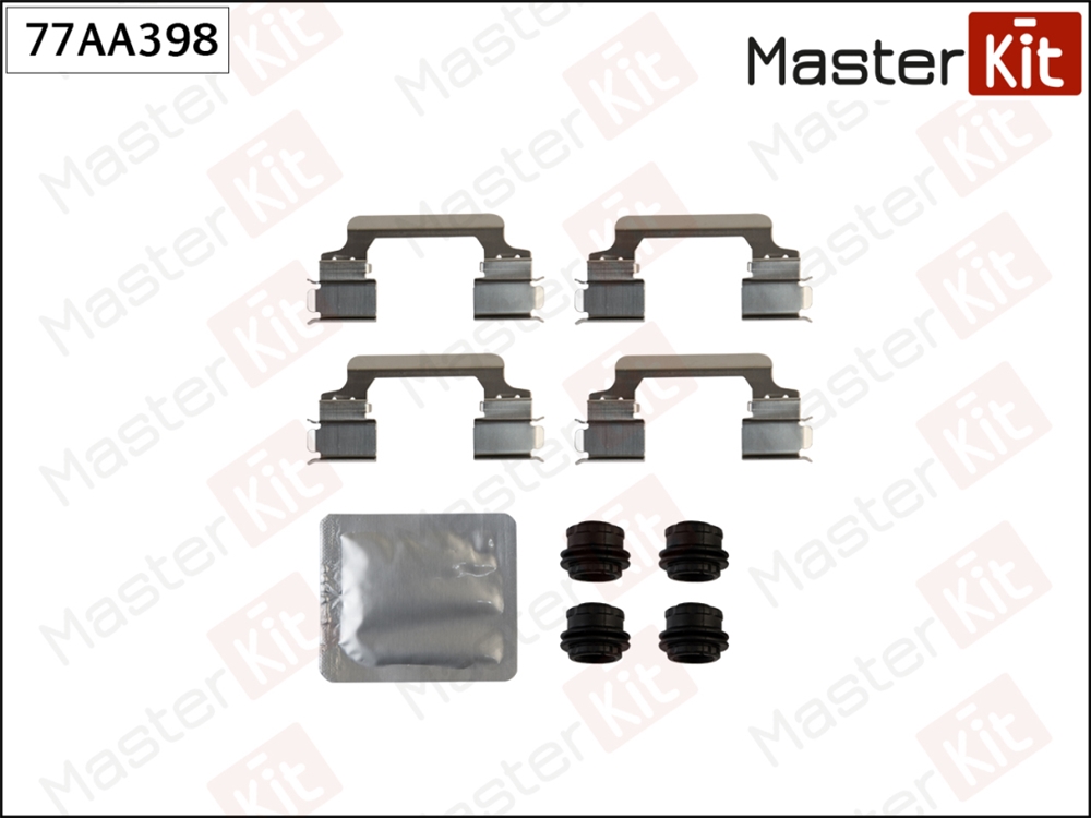 MASTERKIT 77AA398 Комплект установочный тормозных колодок Land Rover RANGE ROVER III